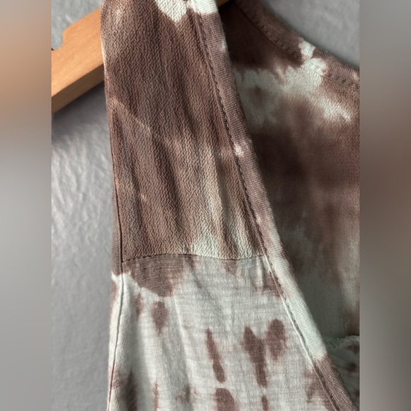 XCVI | Tie Dye | Lightweight Tank | Brown & Teal | M - Picture 10 of 10